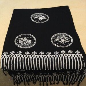 🎄🎅 Palm trees Patterned Scarf